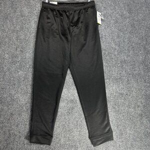 Old Navy Joggers Womens Medium Black Joggers Elastic Waist Tie Cord Pockets NEW